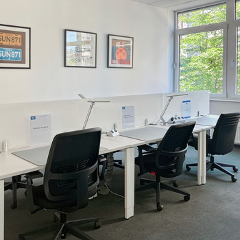 Coworking-Bereich in HQ Dornhoffstrasse