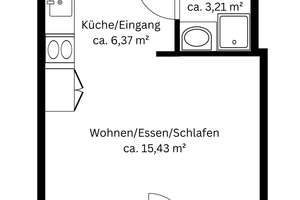 Modernes Studentenapartment mit TG-Stellplatz und Top-Ausstattung – Die vollständige Adresse der Immobilie erhältst du vom Anbieter., 85055 Nordost, Ingolstadt – Vorschaubild 30