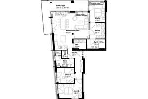 Großstadtoase am Rhein: 4-Zimmer-Wohnung mit Balkon zum Fluss – An den Rheinwiesen 8-16, 55120 Neustadt, Mainz – Vorschaubild 2