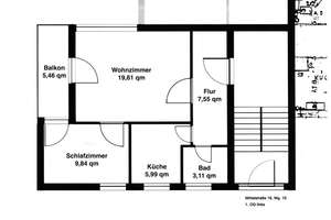 Berlin-Steglitz | Ruhige 2-Zimmer-Wohnung mit Südwest-Balkon und unverbaubarem Blick ins Grüne – Mittelstraße 16, 12167 Steglitz, Berlin – Vorschaubild 9