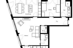 Exklusives Penthouse mit sonniger Dachterrasse – Leonie-Ossowski-Promenade 15, 68309 Käfertal, Mannheim – Vorschaubild 14