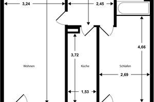 2-Zimmer-Wohnung mit gr. Loggia Nähe Theresienwiese – 81373 Untersendling, München – Vorschaubild 8