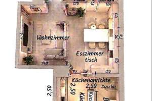 Helle  2,5-Zimmer-Wohnung in Bochum- Gerthe mit Gartennutzung und Garage in gepflegtem Haus  – 44805 Gerthe, Bochum – Vorschaubild 4