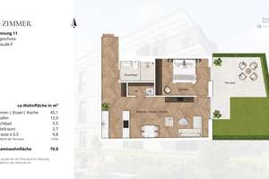 Neubau Gartenwohnung mit Terrasse und Garten im Kö-Karree - nur 80m von der Königsallee entfernt – Talstraße 11, 40217 Friedrichstadt, Düsseldorf – Vorschaubild 7