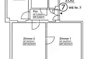 Vermietet - Klassischer Berliner Altbau mit 83 m², lichtdurchflutet, viel Potential, Energieklasse C – Die vollständige Adresse der Immobilie erhältst du vom Anbieter., 10119 Prenzlauer Berg, Berlin – Vorschaubild 7