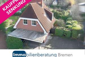 Im Herzen von Oberneuland Einfamilienhaus mit zwei Terrassen und Carport in ruhiger Wohnlage