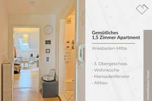 🔑 WI Zentrum | 1,5-Zimmer-Apartment – Die vollständige Adresse der Immobilie erhältst du vom Anbieter., 65185 Mitte, Wiesbaden – Vorschaubild 1