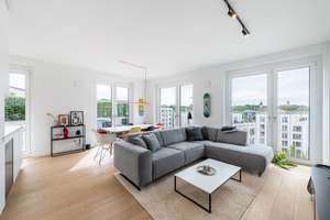AIGNER - Stilvolle 2,5-Zimmer-Wohnung mit Terrasse und Loggia – Die vollständige Adresse der Immobilie erhältst du vom Anbieter., 81543 Siebenbrunn, München – Vorschaubild 1