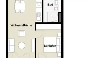 Smart Living in Düsseldorf-Heerdt – 2-Zimmer mit EBK & Balkon im Neubauquartier, teilmöbliert – Düsseldorf – Vorschaubild 15