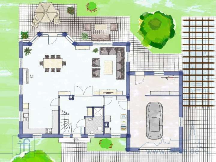 Grundriss Erdgeschoss