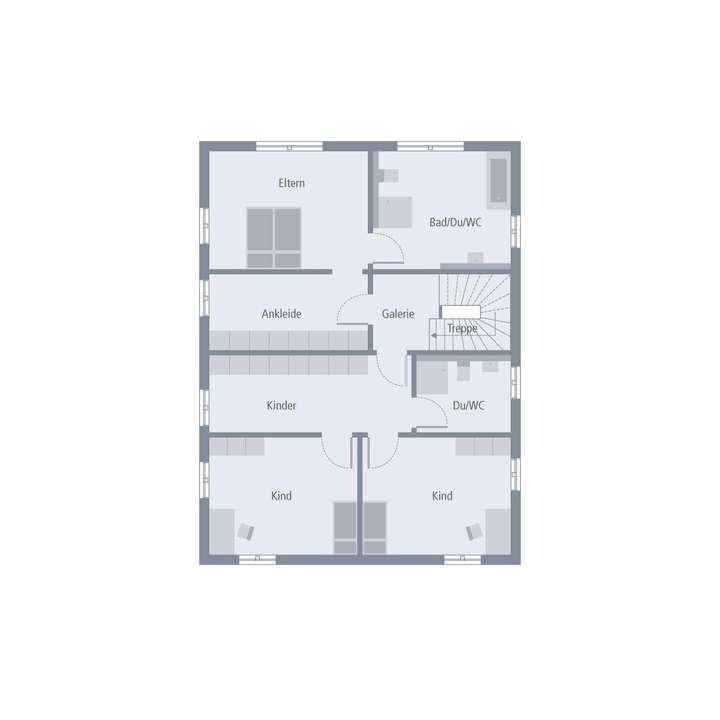 Grundriss Obergeschoss