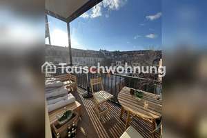 Tauschwohnung: Helle Altbauwohnung mit Balkon im Hechtviertel