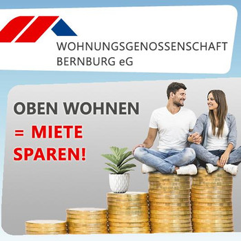 Oben wohnen = Miete sparen!
