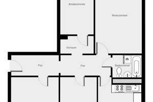 **Familien Willkommen**4-Zimmer-Wohnung // Balkon // 3.OG // Bad mit Wanne // ab sofort – Andromedaweg 20, 4205 Grünau-Nord, Leipzig – Vorschaubild 13