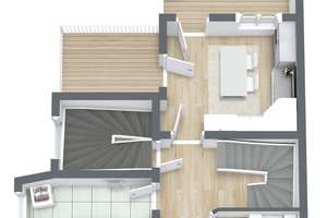 Stilvolle Maisonette-Wohnung mit Balkon und drei Terrassen in Bonn – Gartenstraße 1, 53229 Vilich, Bonn – Vorschaubild 11