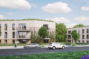 Neubau 2 ZKB Terrasse im EG mit großem Garten