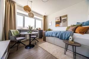 Erstbezug nach Kernsanierung: Modernes City-Apartment mit EBK, Concierge & Skyline-Dachterrassen – Die vollständige Adresse der Immobilie erhältst du vom Anbieter., 60528 Niederrad, Frankfurt am Main – Vorschaubild 2
