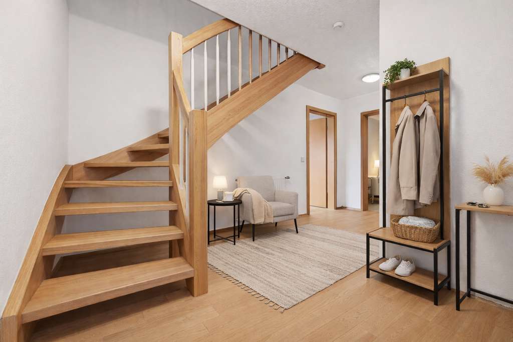 Immobilie in Ebhausen - Großzügige 4-Zimmer-Wohnung mit 20 m² Sonnenbalkon & 2 Garagen – Wohnkomfort pur - Bild 1