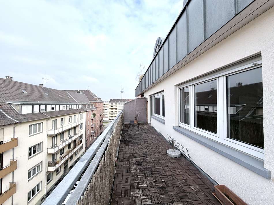 Großer Balkon