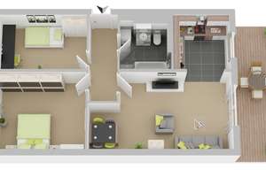 3-Zimmer EG-Wohnung, SW-Terrasse – Ellen-Scheuner-Weg 6, 48147 Rumphorst, Münster – Vorschaubild 4