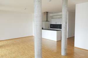 Repräsentativer Wohnbereich, offene Wohnküche mit EBK und  Sonnenterrasse. – An der Lingenmühle 6, 41061 Gladbach, Mönchengladbach – Vorschaubild 14
