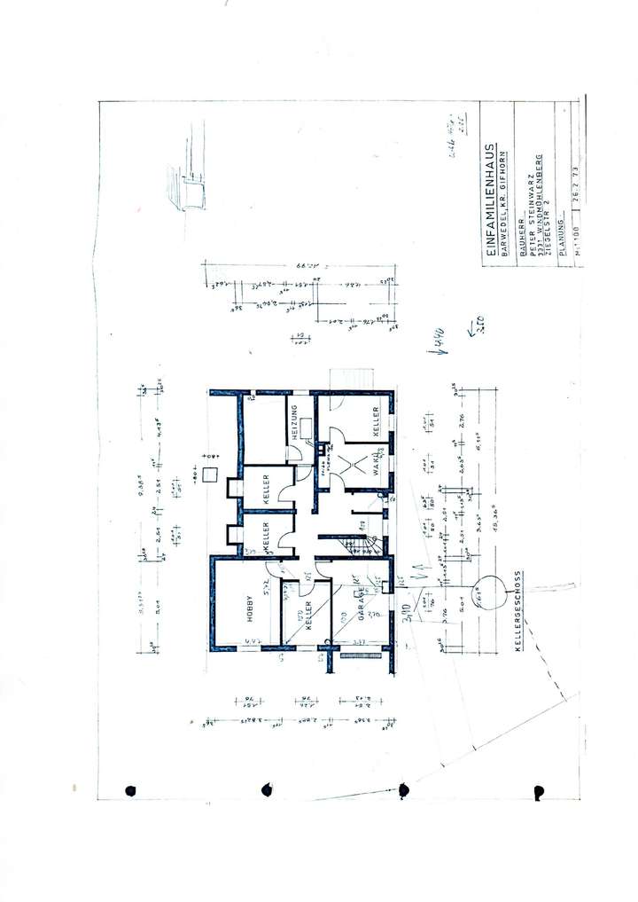 Grundriss Kellergeschoss