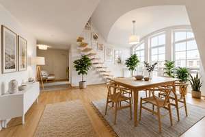 Exklusive Dachgeschoss-Mais.-Wohnung mit Galerie in ruhiger Lage von München Ludwigsvorstadt – Die vollständige Adresse der Immobilie erhältst du vom Anbieter., 80337 Am alten südlichen Friedhof, München – Vorschaubild 1