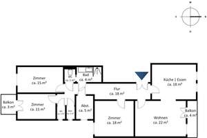 Stilvoll sanierter Altbau – Die vollständige Adresse der Immobilie erhältst du vom Anbieter., 20144 Harvestehude, Hamburg – Vorschaubild 21