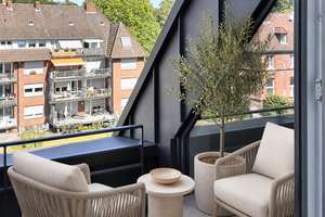 Penthouse: Der Aufzug hält direkt in Ihrer Wohnung — Erstbezug, 130 m², Loggia – 48151 Josef, Münster – Vorschaubild 8