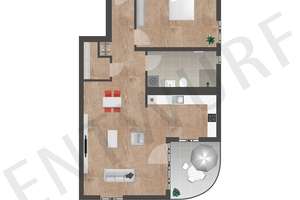 Neubau-Highlight: Stilvolle 2-Zimmerwohnung im Hochgelegen Heilbronn (Typ 1) – Manfred-Weinmann-Ring 41, 74078 Neckargartach, Heilbronn – Vorschaubild 2