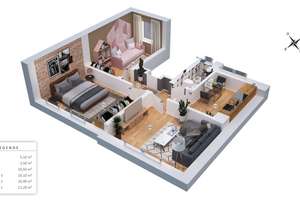 Stilvoll sanierte 3-Zimmer-Altbauwohnung mit privatem Innenhof in ruhiger Wohnlage in Frankfurt-Nied – 65934 Nied, Frankfurt am Main – Vorschaubild 17