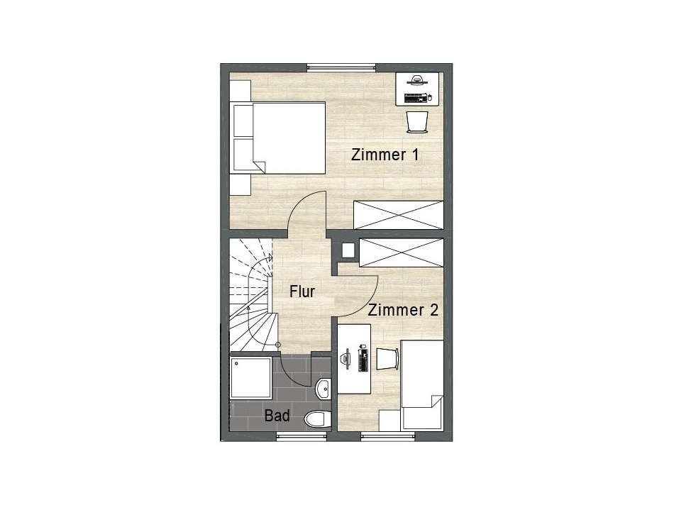 Grundriss Obergeschoss