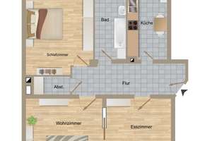 Großzügige 3-Zimmer-Wohnung mit Sonnenbalkon und Skylineblick im beliebten Frankfurter Westend – 60325 Westend-Süd, Frankfurt am Main – Vorschaubild 13
