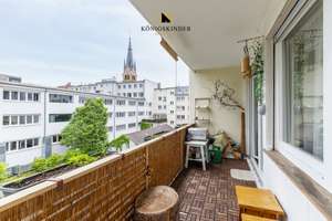 Zentral, hell und mit Balkon: 2-Zimmer-Wohnung mit Garage in Stuttgart-Bad Cannstatt – Die vollständige Adresse der Immobilie erhältst du vom Anbieter., 70372 Kurpark, Stuttgart – Vorschaubild 2