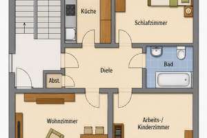 Hochwertige, helle, 3-Zimmer-Eigentumswohnung mit Balkon in zentraler Lage von Essen-Rüttenscheid! – Fridtjof-Nansen-Str. 8, 45131 Rüttenscheid, Essen – Vorschaubild 4