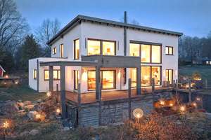 Modernes Traumhaus mit Südterrasse und Einliegerwohnung – Die vollständige Adresse der Immobilie erhältst du vom Anbieter., 84416 Taufkirchen (Vils) – Vorschaubild 2