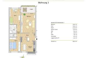Balkonwohnung mit 3 Zimmern in Leverkusen-Opladen – Pommernstraße 20, 51379 Opladen, Leverkusen – Vorschaubild 8