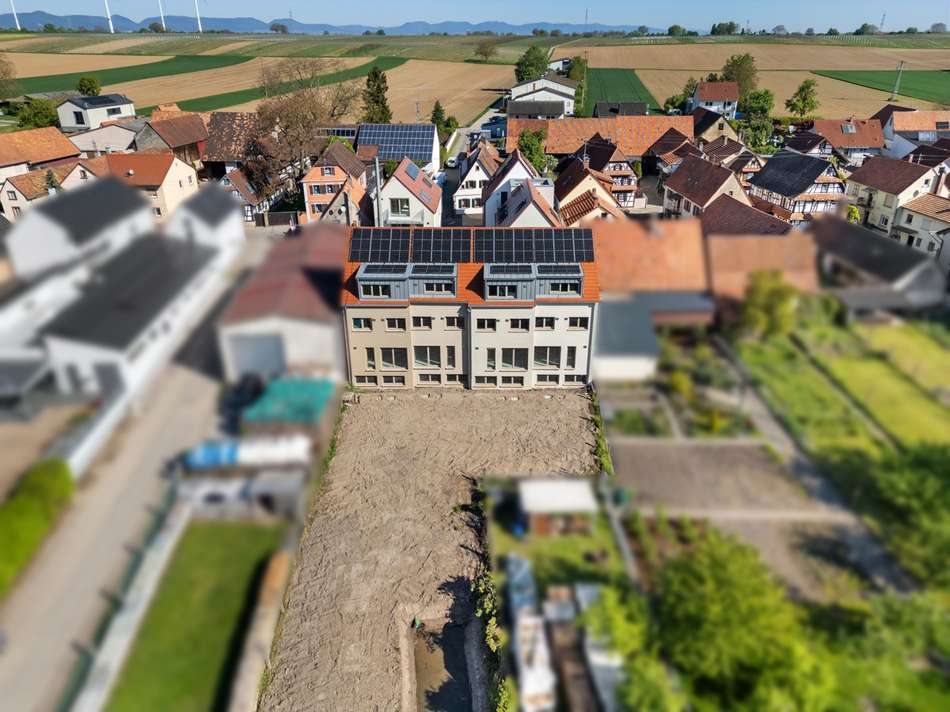 Ansicht Reihenhäuser