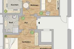 Charmante 2-Raumwohnung mit Stil – Wohnen am Großen Garten! – Gerhart Hauptmann Straße 1 / 1a, 1219 Seevorstadt-Ost/Großer Garten, Dresden – Vorschaubild 9