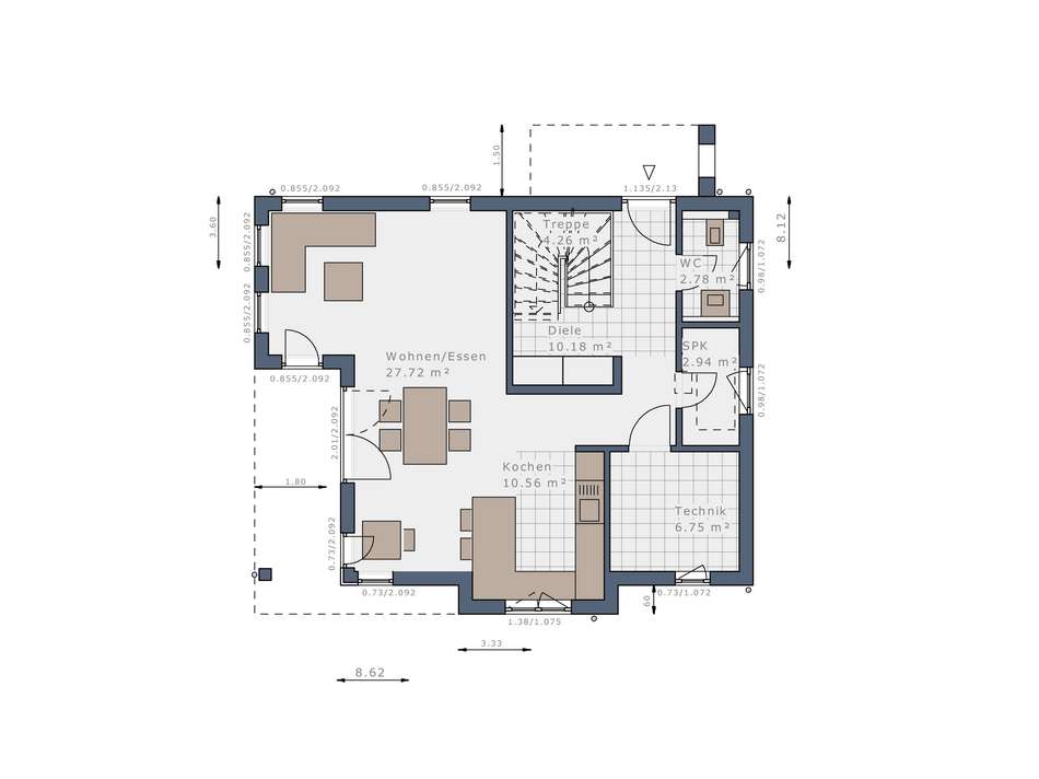 Grundriss Erdgeschoss
