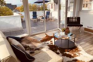 Premium Penthouse w/ Roof Terrace — Wiesbaden City Ost — Furnished