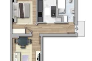 Frisch renoviertes Wohnen in heller 2-Zimmer-Wohnung! – Otto-Richter-Straße 11a, 39116 Sudenburg, Magdeburg – Vorschaubild 10