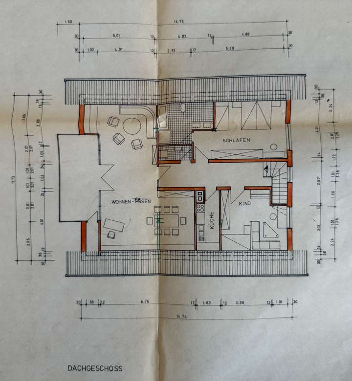 Grundriss Obergeschoss
