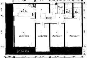 großzügige 4-Zimmer-Wohnung mit 2 Bädern und großem Balkon – Die vollständige Adresse der Immobilie erhältst du vom Anbieter., 53177 Pennenfeld, Bonn – Vorschaubild 7
