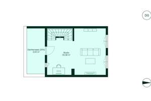 Reihenendhaus mit sonniger Dachterrasse, Garage und eigenem Garten – Tourcoingstraße 12, 46240 Eigen, Bottrop – Vorschaubild 9