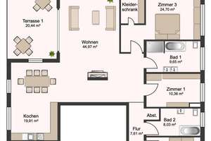 Wohnen mit Penthouse-Charakter an der Weser – Die vollständige Adresse der Immobilie erhältst du vom Anbieter., 28217 Überseestadt, Bremen – Vorschaubild 10