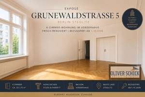 Frisch renovierte großzügige 6-Zimmer-Altbauwohnung mit Balkon in Steglitz – Grunewaldstraße 5, 12165 Steglitz, Berlin – Vorschaubild 2