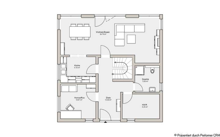 Grundriss Erdgeschoss