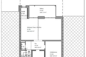 Raum statt Zimmerzahl: 2-Zimmer-Erstbezug mit ca. 44 m² offenem Wohnbereich in Pempelfort – Eulerstraße 37, 40477 Pempelfort, Düsseldorf – Vorschaubild 2