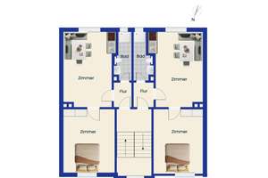Exklusives Investment: Gepflegtes 5-Parteien-Mehrfamilienhaus in Derendorf – 40476 Derendorf, Düsseldorf – Vorschaubild 27